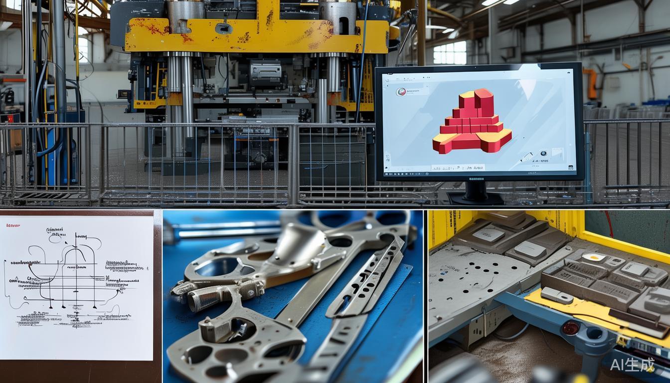 不等壁厚带台阶锥形件冲压成形：工艺解析与模具设计要点