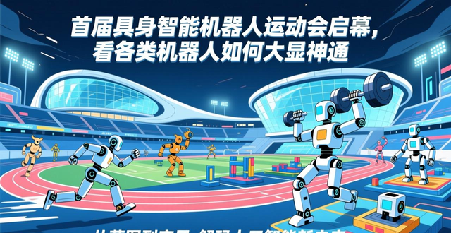 首届具身智能机器人运动会启幕，看各类机器人如何大显神通