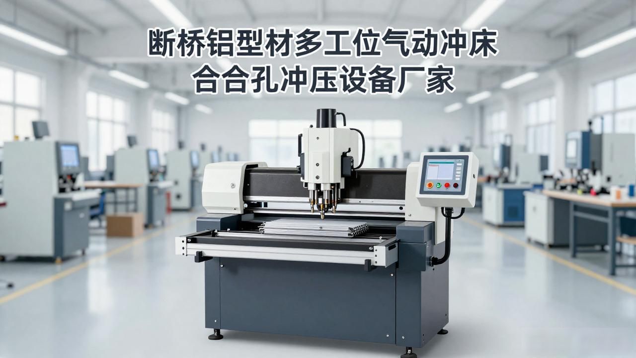 断桥铝型材多工位气动冲床 合页孔冲压设备厂家