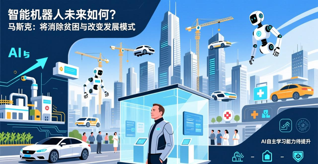 智能机器人未来如何？马斯克：将消除贫困与改变发展模式