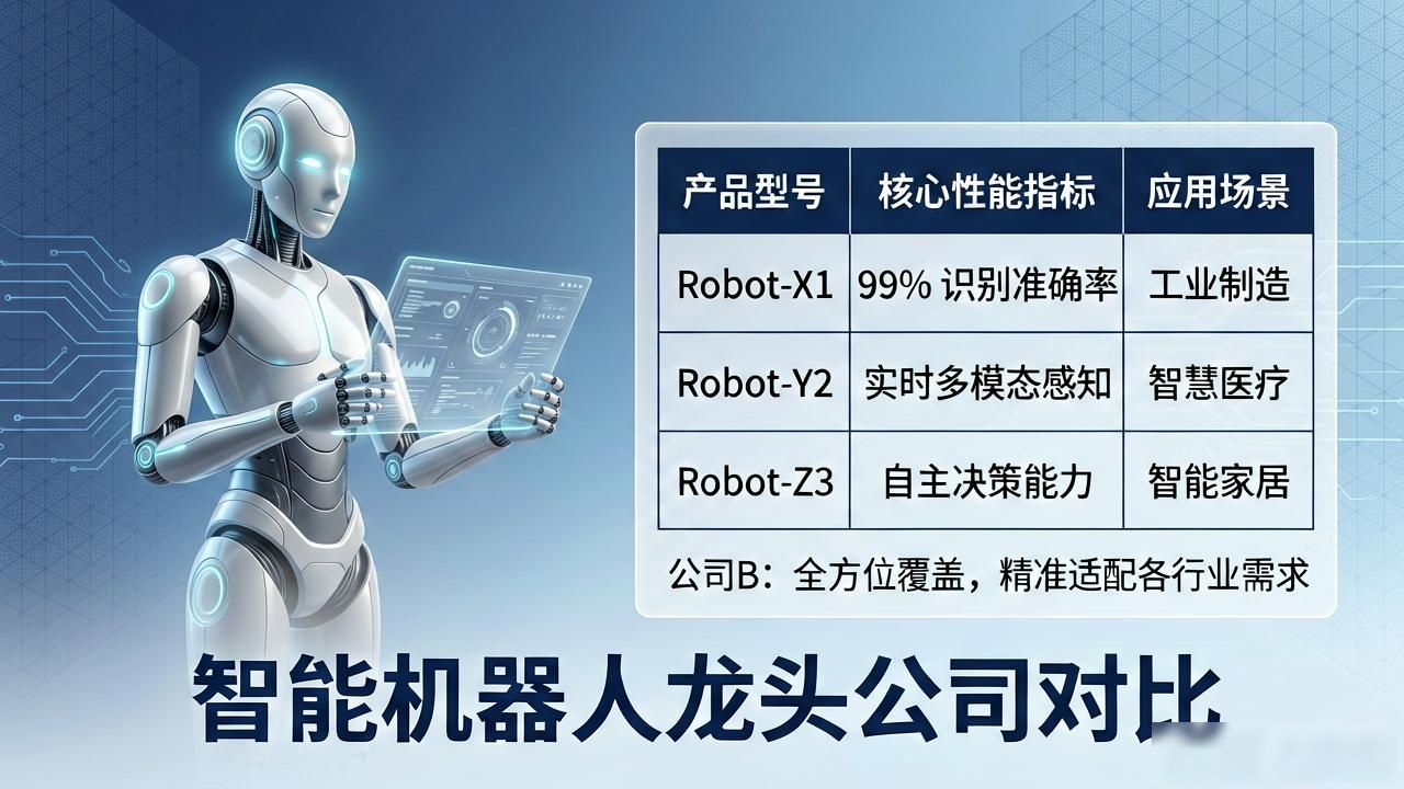 智能机器人哪个好？人形机器人龙头公司对比，选这几家稳