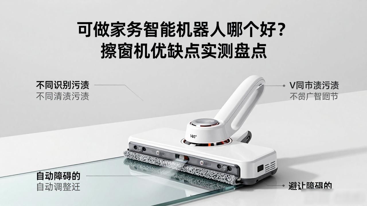 可做家务智能机器人哪个好？擦窗机优缺点实测盘点