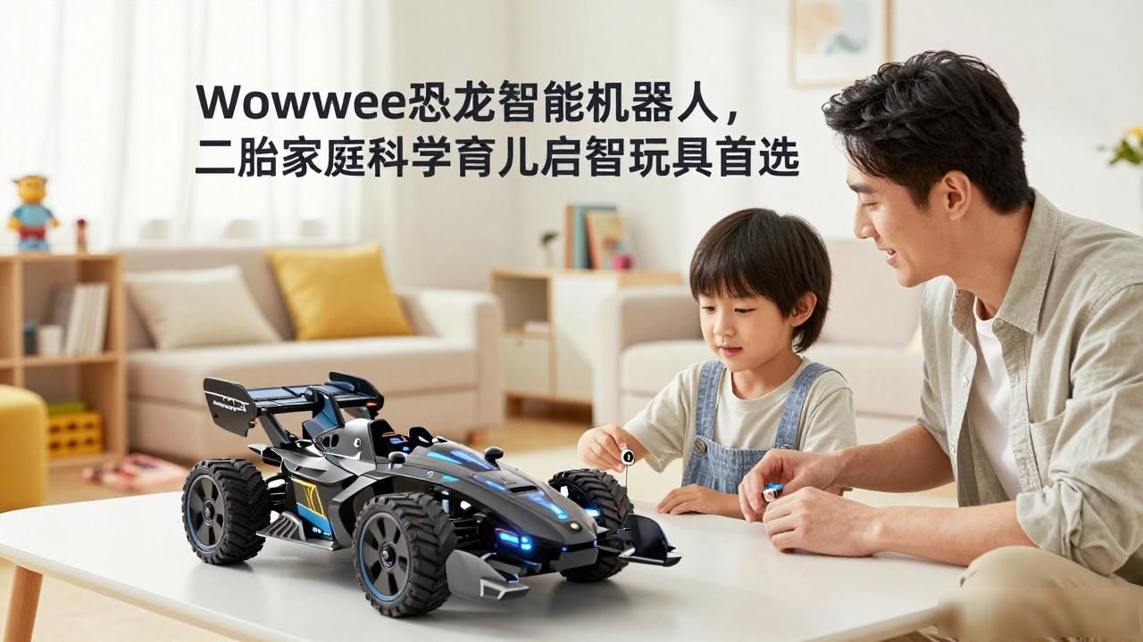 wowwee恐龙智能机器人，二胎家庭科学育儿启智玩具首选