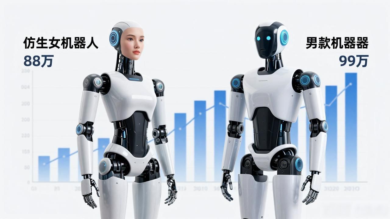仿生女机器人88万，比男款便宜11万，到底差在哪？