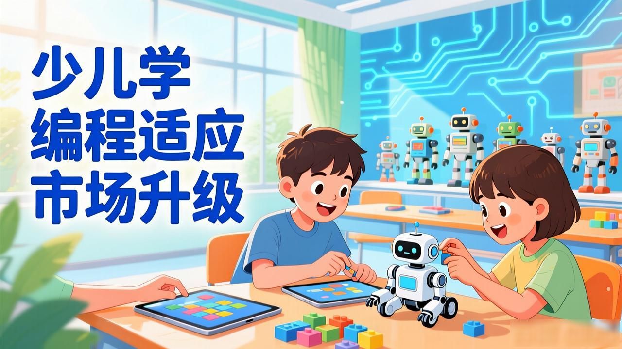 计算机专业就业难升级_智能机器人小游戏_少儿学编程思维训练