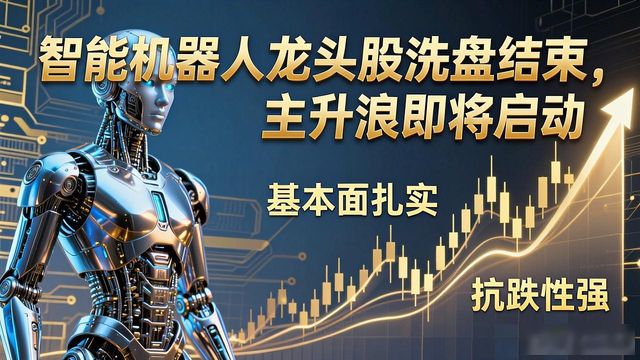 智能机器人龙头股洗盘结束，主升浪即将启动