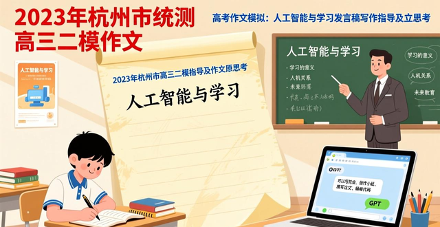 高考作文模拟：人工智能与学习发言稿写作指导及立意思考