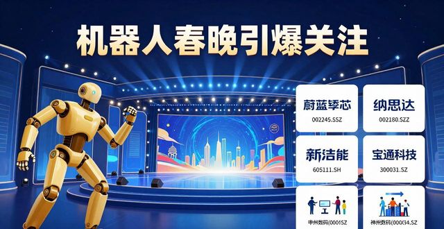 机器人上春晚引爆关注，相关概念股业绩贡献还很小
