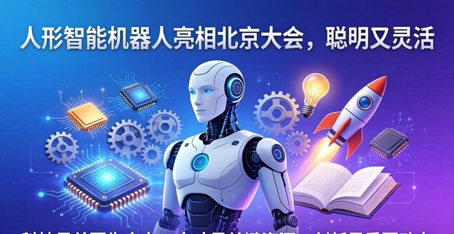 人形智能机器人亮相北京大会，聪明又灵活