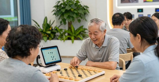 深圳社区用AI机器人下棋，老少都能玩