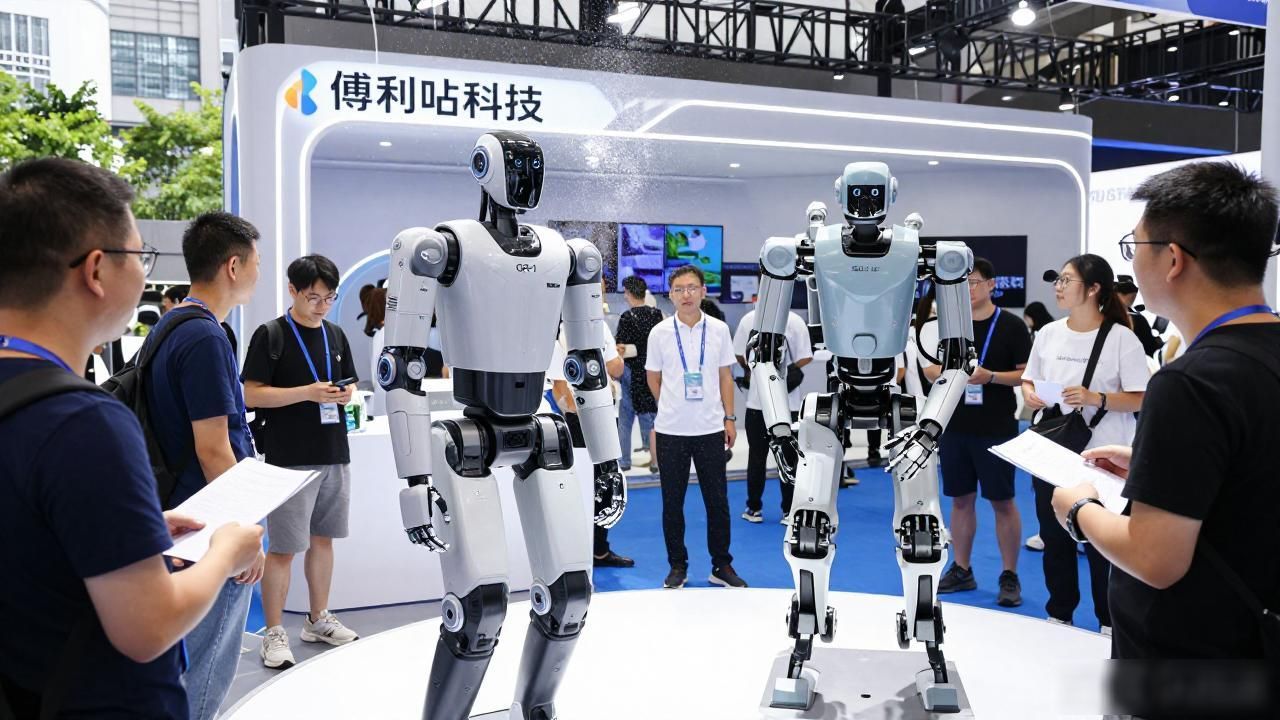 WAIC 2024上海高温38℃，八妹智能机器人成展馆热点