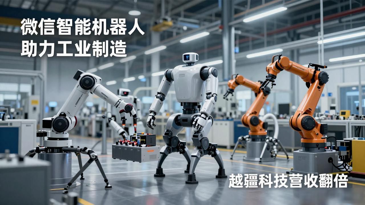 微信智能机器人助力工业制造，越疆科技营收翻倍