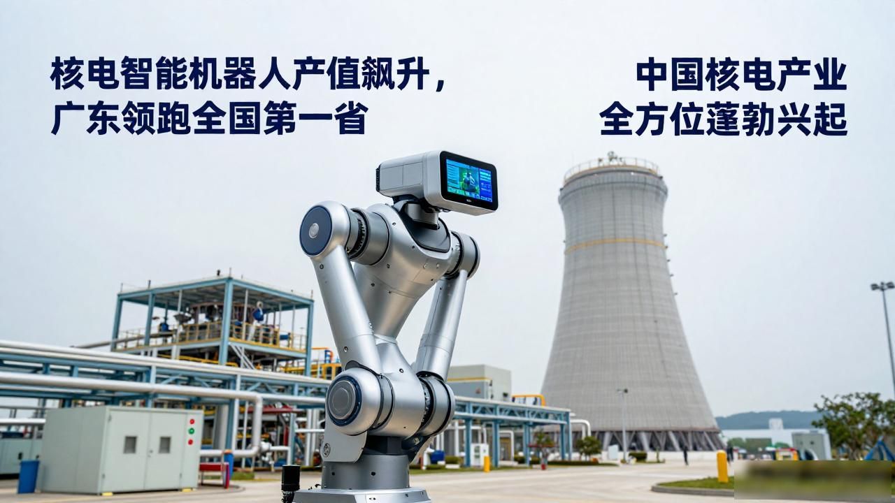 核电智能机器人产值飙升，广东领跑全国第一省