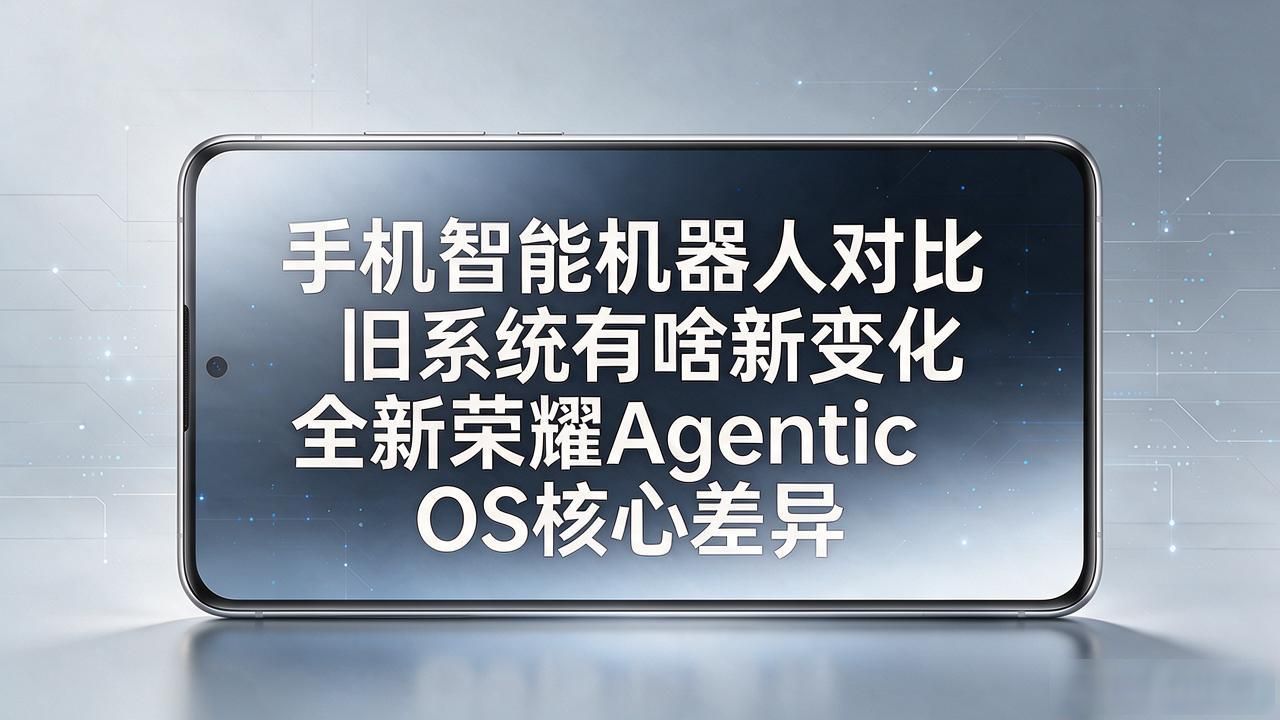 手机智能机器人对比旧系统有啥新变化 全新荣耀Agentic OS核心差异