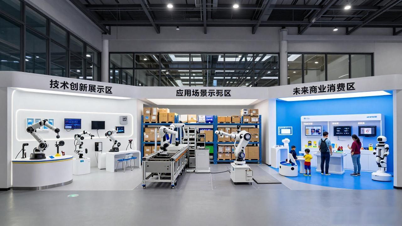 新华智能机器人 北京亦庄机器人大世界展区最新科技成果
