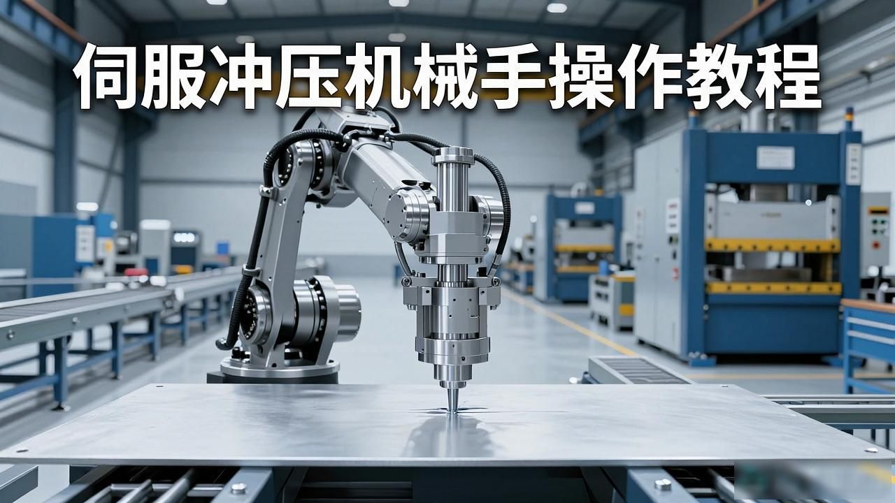伺服冲压机械手操作教程，简单三步学会