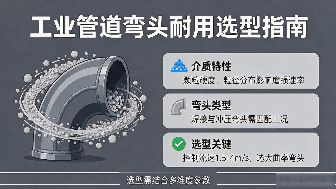 焊接弯头与冲压弯头选不对易磨损 工业管道弯头耐用选型指南