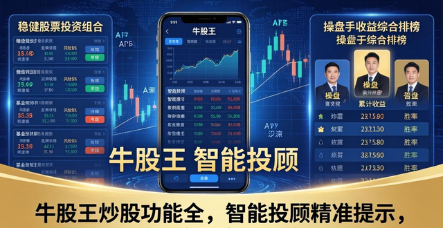 牛股王炒股功能全，智能投顾精准提示，助你实战交易避险