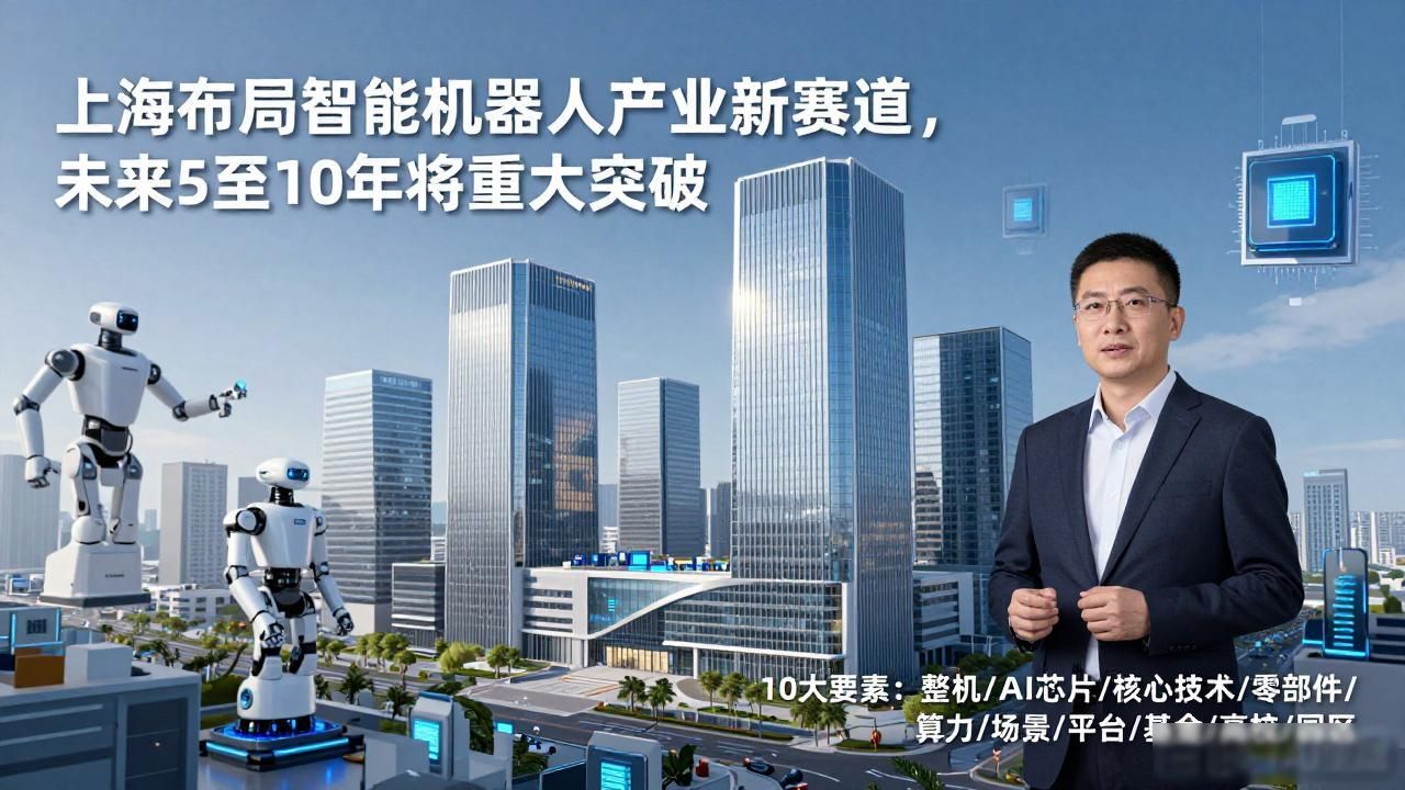 上海布局智能机器人产业新赛道，未来5至10年将重大突破