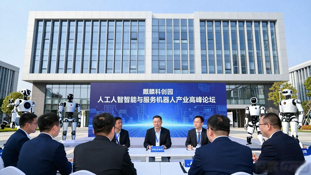 麒麟科创园将举办人工智能与服务机器人产业高峰论坛