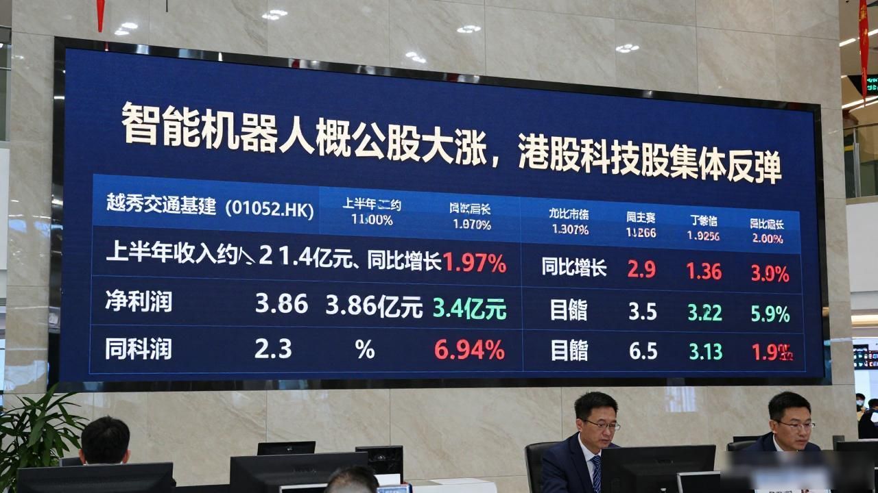 智能机器人概念股大涨，港股科技股集体反弹