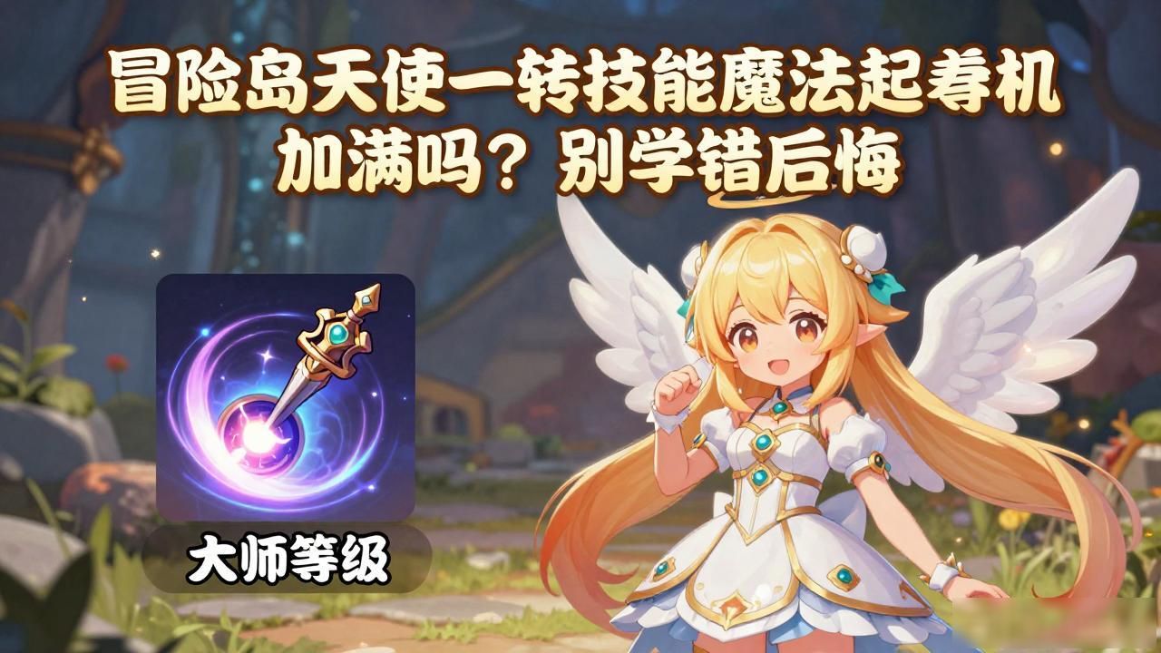 爆莉萌天使魔法起重机技能评价_冒险岛手游爆莉萌天使一转技能魔法起重机加满吗_冒险岛 高级智能机器人