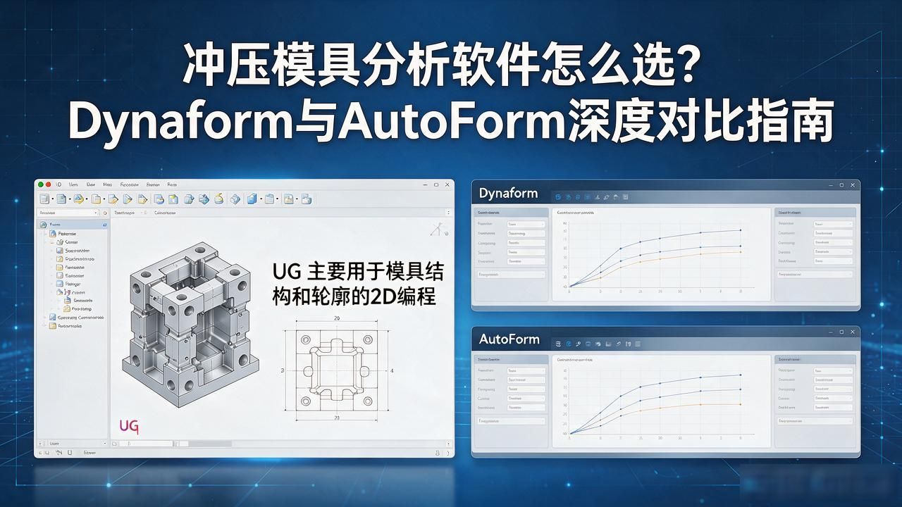 冲压模具分析软件怎么选？Dynaform与AutoForm深度对比指南