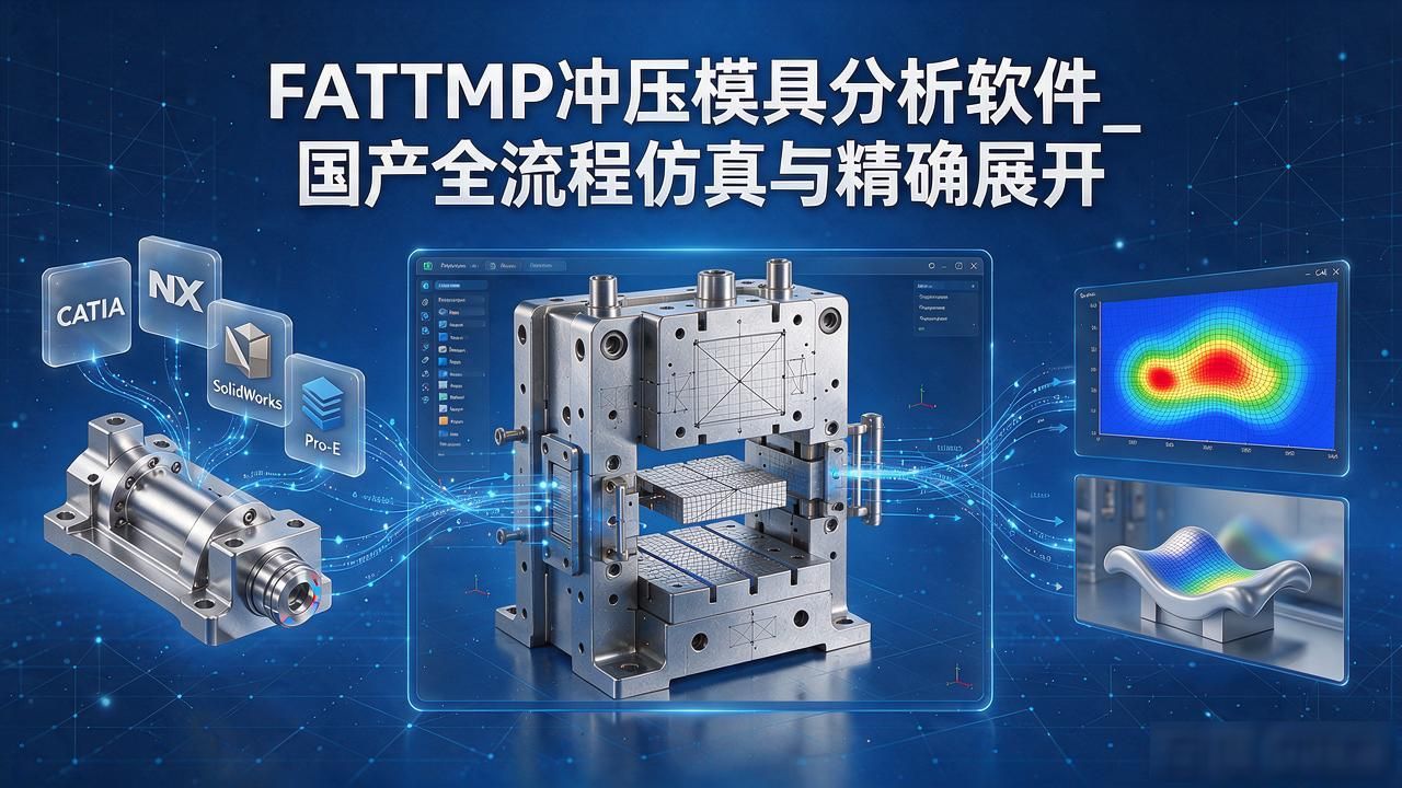FASTAMP冲压模具分析软件_国产全流程仿真与精确展开