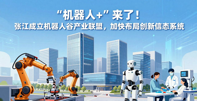 “机器人+”来了！张江成立机器人谷产业联盟，加快布局创新生态系统