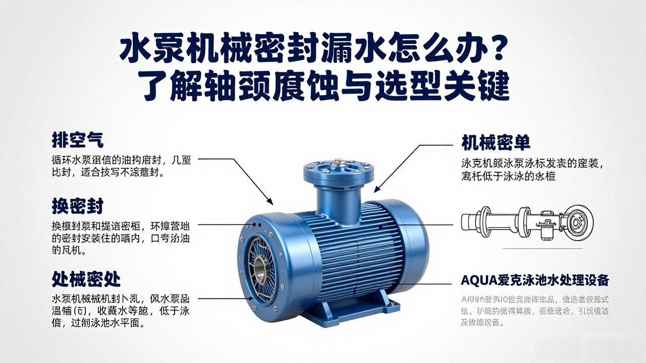 水泵机械密封漏水怎么办？了解轴颈腐蚀与选型关键