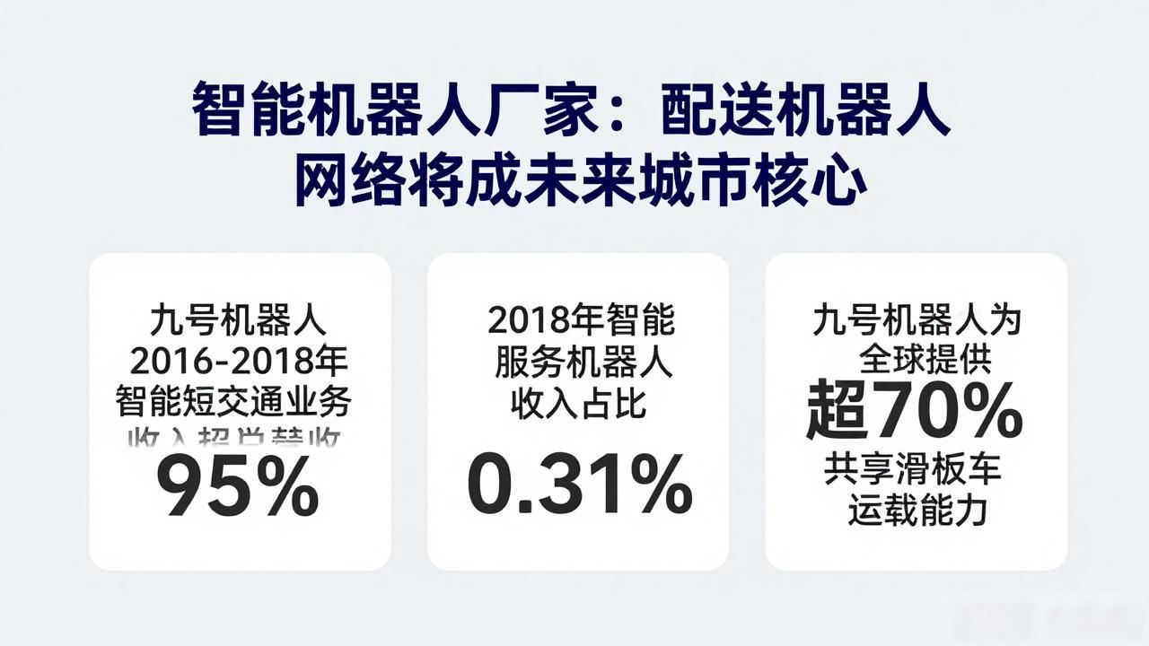 智能机器人厂家：配送机器人网络将成未来城市核心