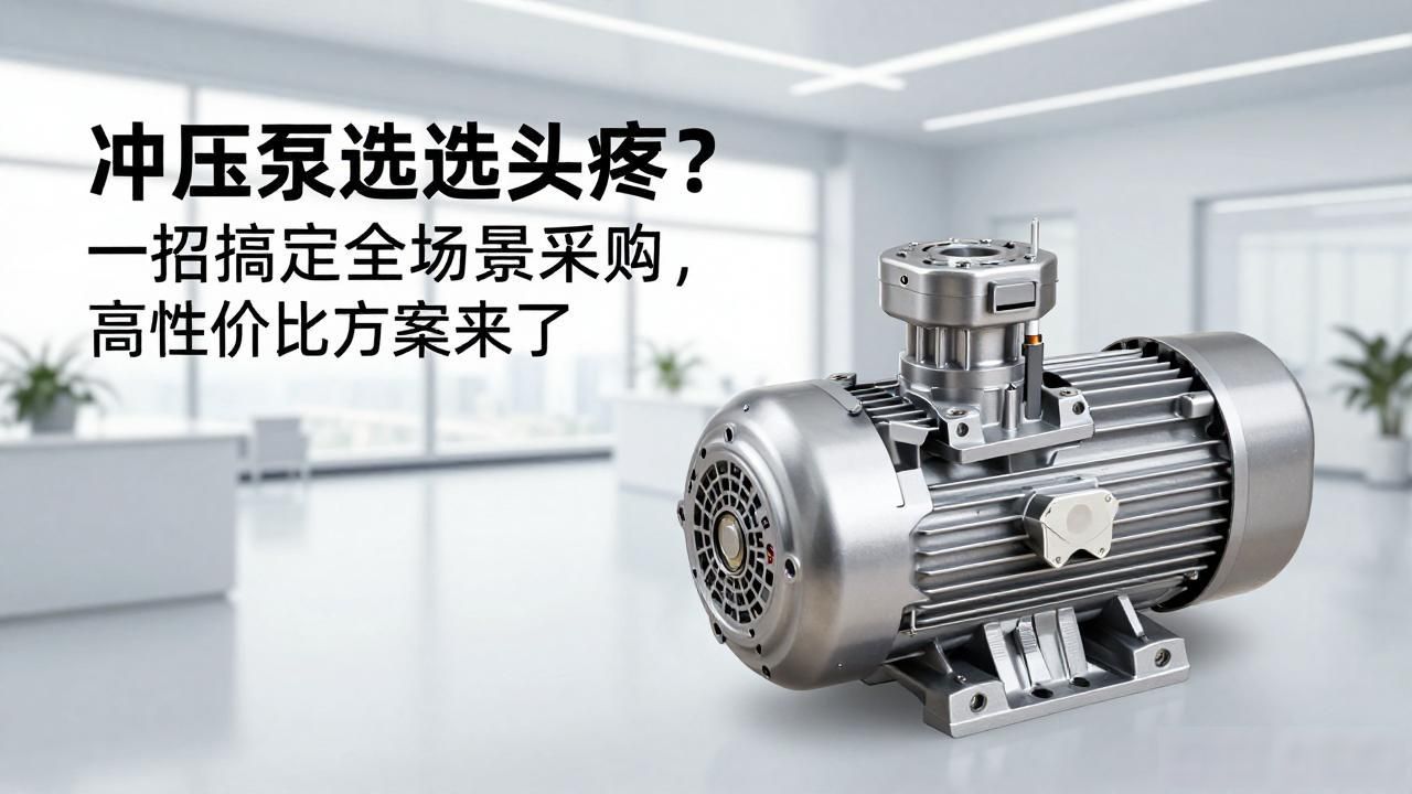 冲压泵选型头疼？一招搞定全场景采购，高性价比方案来了