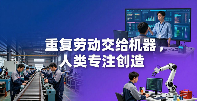 人类专注创造性工作_智能机器人的特征_机器人承担重复劳动