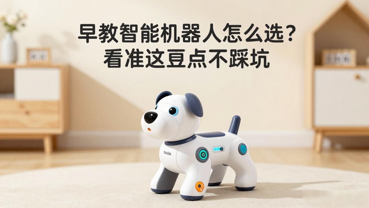 早教智能机器人怎么选？看准这几点不踩坑