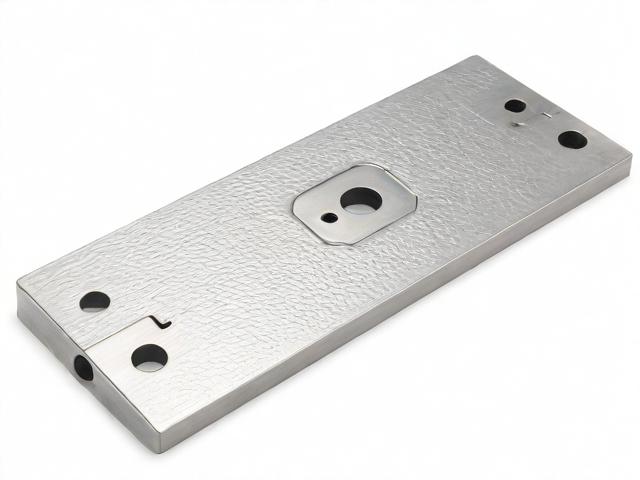 锁具面板不锈钢冲压件:(不锈钢门锁冲孔机)